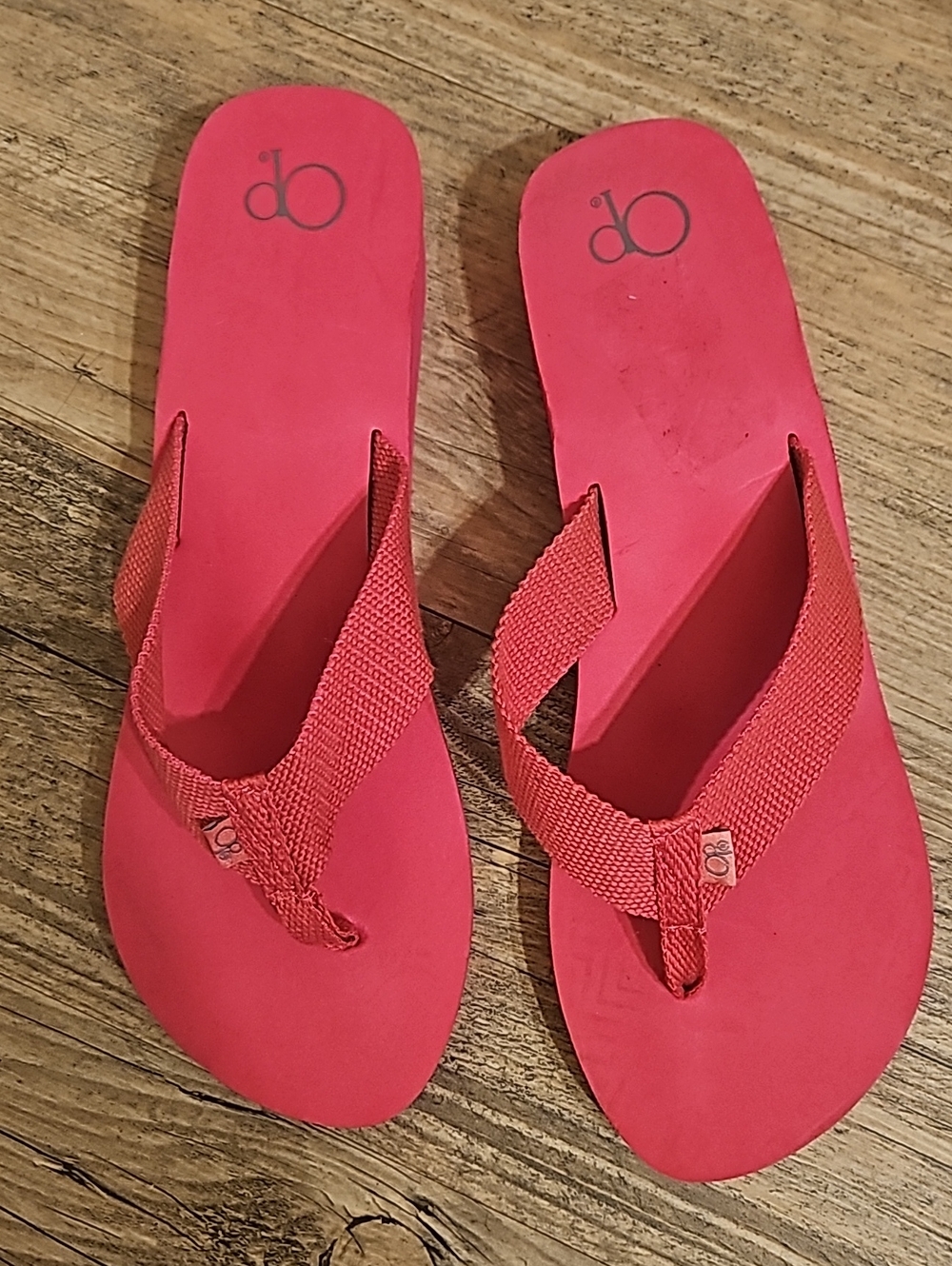 OPI Women's Pink Woven Strap Sandals